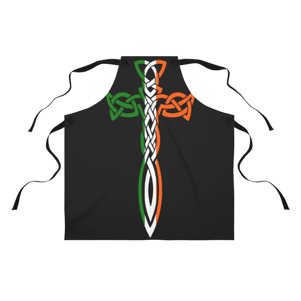 Irish Celtic Cross Dagger Apron