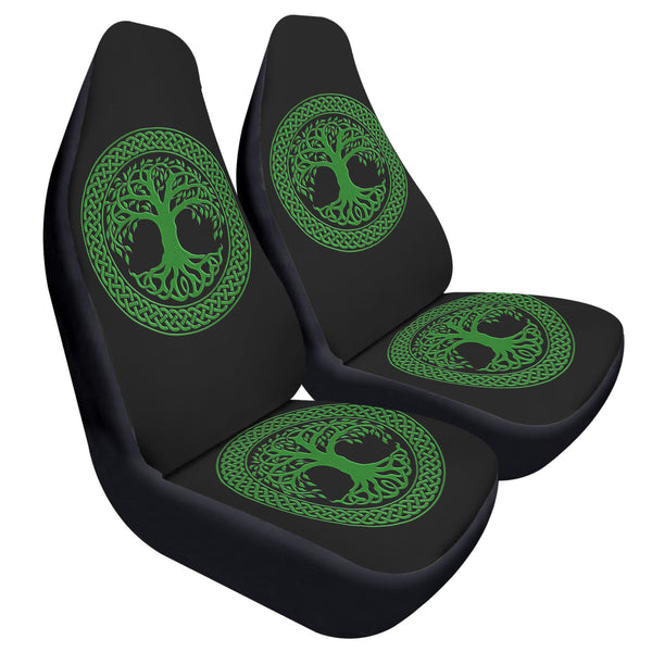 Irish Tree of Life Soft Front Car Seat Covers