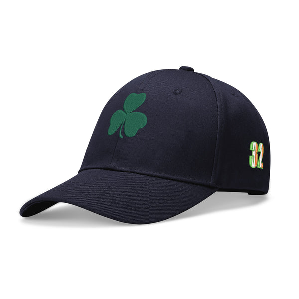 Shamrock & 32 County Ireland Three Side Embroidered Unisex Baseball Cap