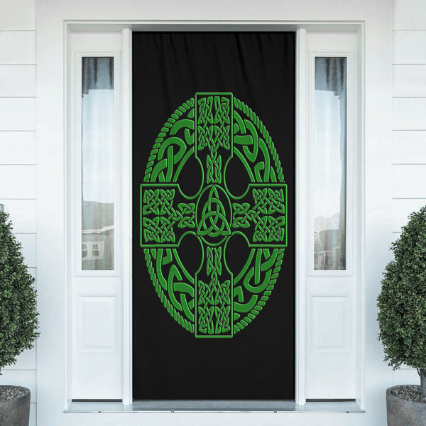 Irish Celtic Cross Shield Door Sock