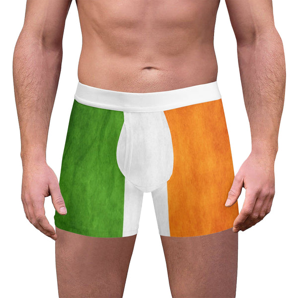 Distressed Irish Flag Mens Boxer Briefs