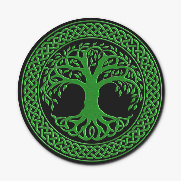 Irish Tree of Life Wood Coasters (Set of 4 Coasters)