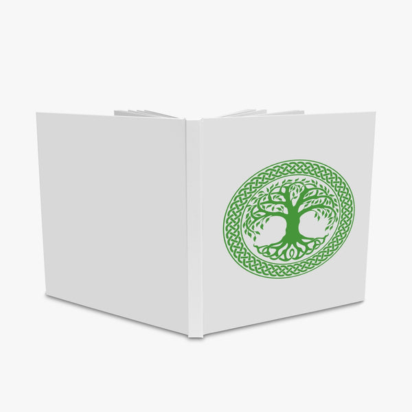 Irish Celtic Knot Tree of Life Square Wedding Guest Book