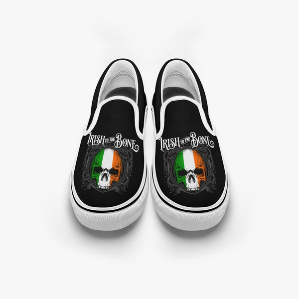Irish To The Bone Unisex Slip-On Shoes