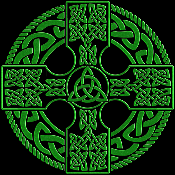 ☘️ Irish Celtic Cross Shield Metal Wall Art ☘️