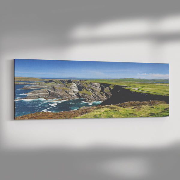 Kerry - Ring of Kerry Panoramic Canvas Print Wall Art