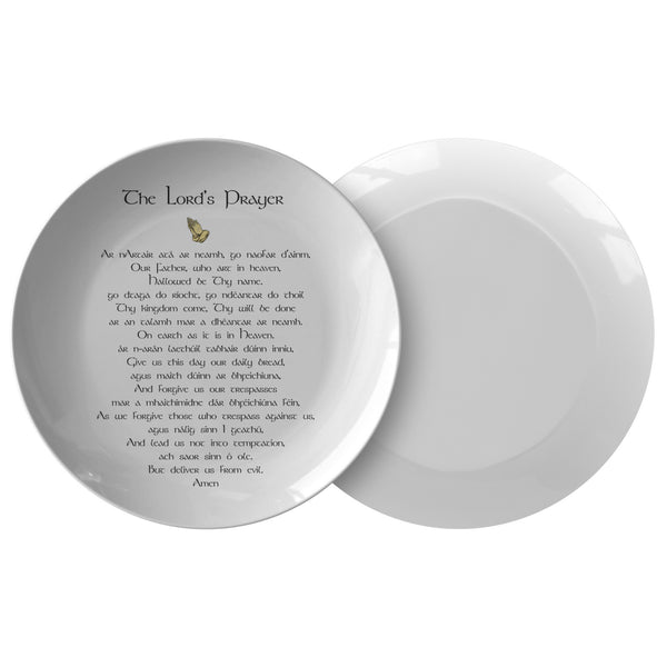 The Lord's Prayer (In Gaelic & English) Plate