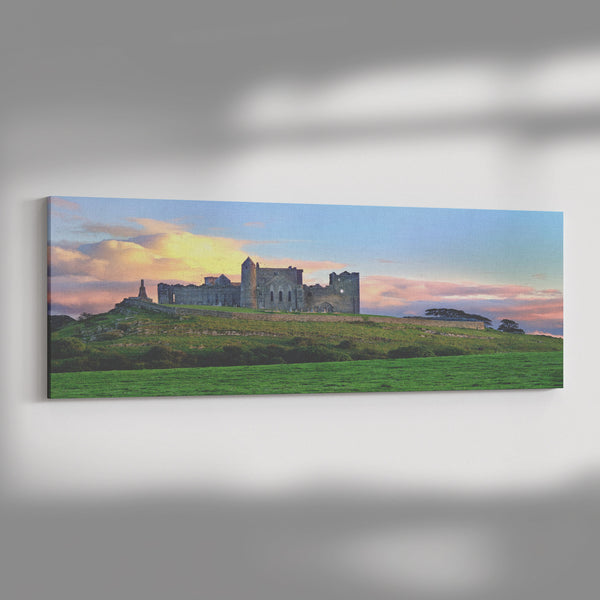Tipperary - Rock of Cashel Panoramic Canvas Print Wall Art