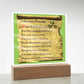 ☘️ An Old Irish Proverb Square Acrylic Plaque ☘️