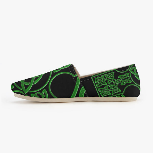 Irish Celtic Cross Shield Custom Canvas Shoes