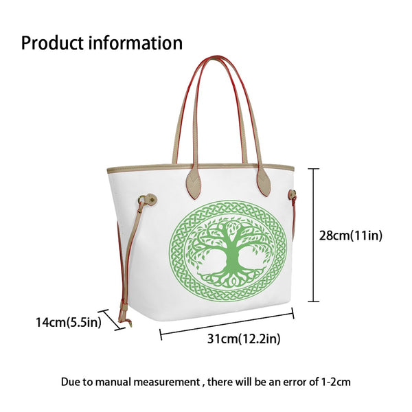 Irish Tree of Life PU Leather Shoulder Bag