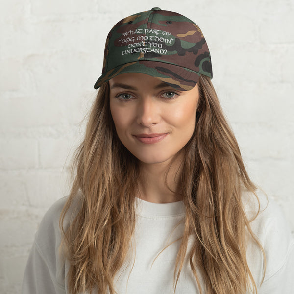 ☘️ What Part Of "Póg Mo Thóin" Don't You Understand? Embroidered Unisex Classic Cap ☘️