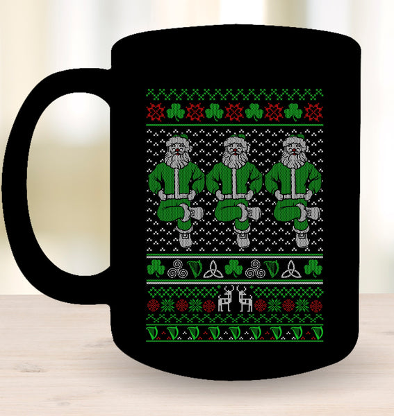 Irish Dancing Santas Mug
