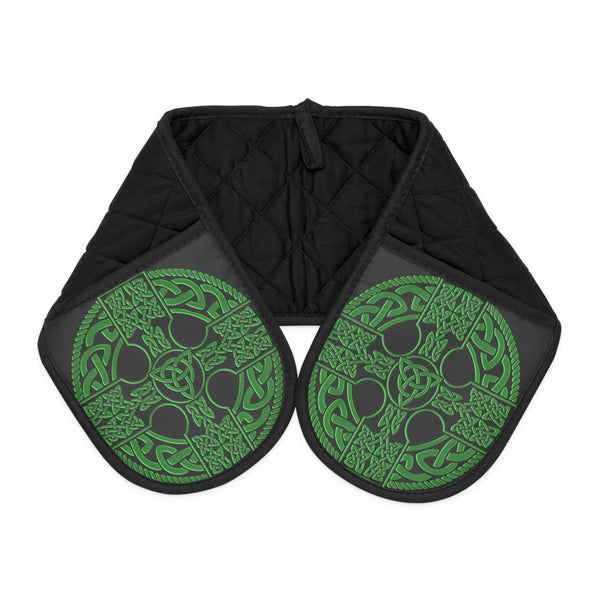 Irish Celtic Cross Shield Oven Mitt