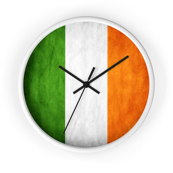 Irish Flag Wall Clock