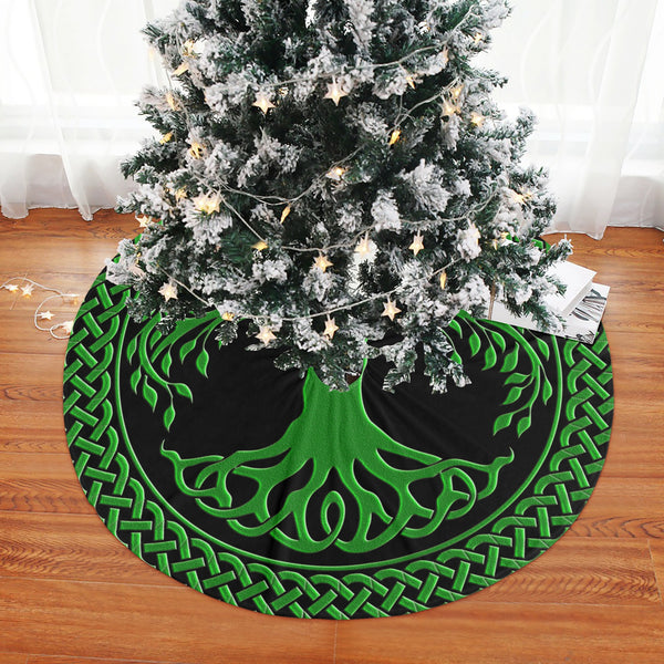 Irish Tree of Life Christmas Tree Skirt