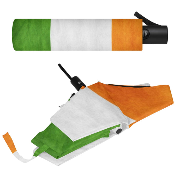 Distressed Irish Flag Fully Auto Open & Close Umbrella