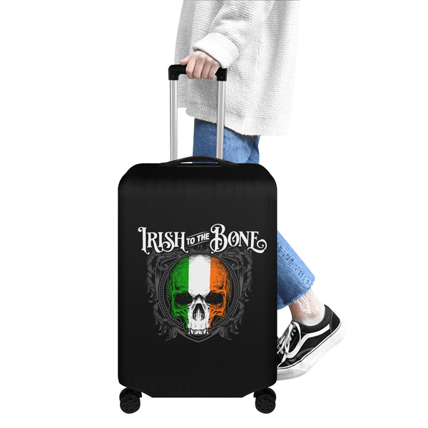 Irish To The Bone Polyester Luggage Cover