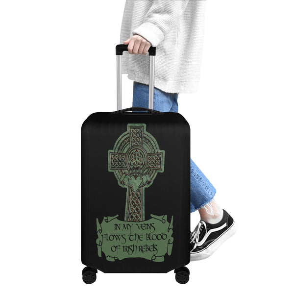 In My Veins Flows The Blood Of Irish Rebels Polyester Luggage Cover