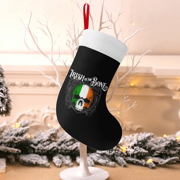 Irish To The Bone Christmas Stocking