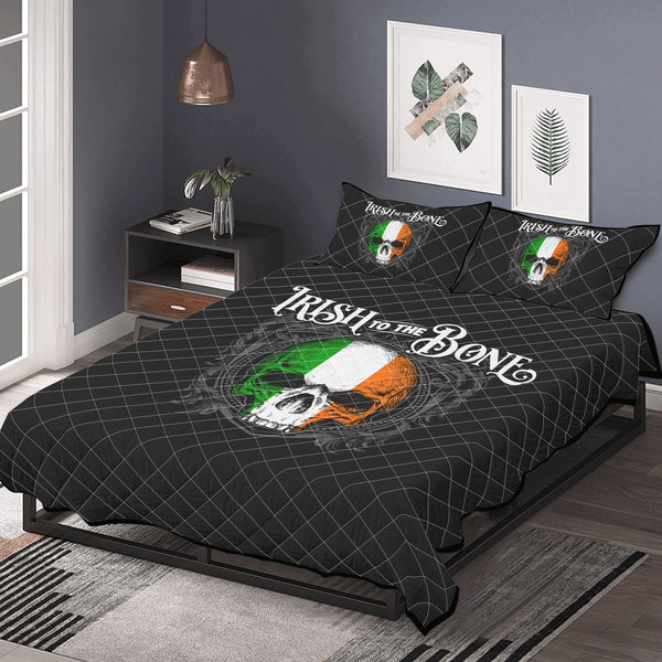 Irish To The Bone Quilt Bed Set