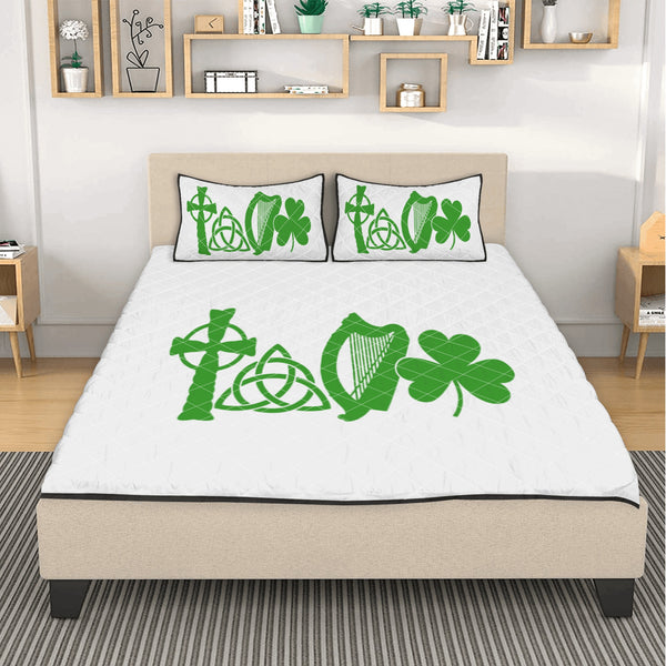 LOVE Ireland Quilt Bed Set