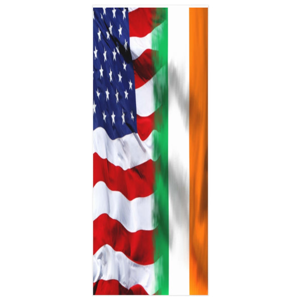 American Irish Flag Wrapping Paper