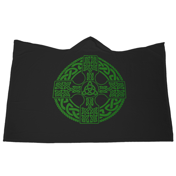 Celtic Cross Shield Hooded Blanket