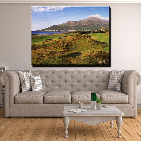 Down - Royal County Down Golf Club Canvas Print Wall Art