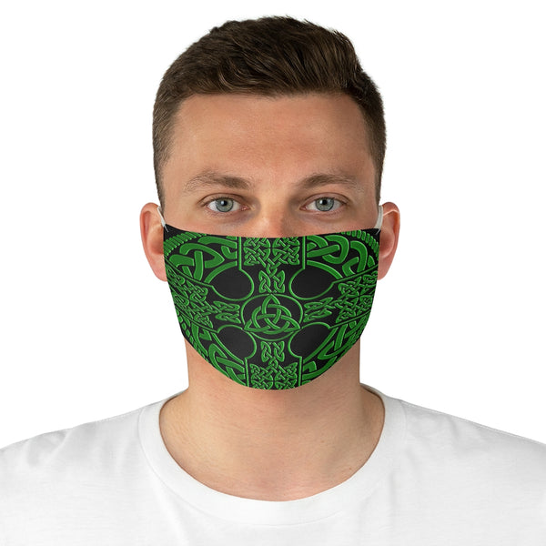 ☘️ Irish Celtic Cross Shield Face Mask ☘️
