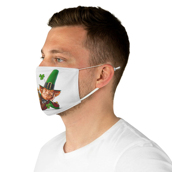 ☘️ Irish Leprechaun Fabric Face Mask ☘️