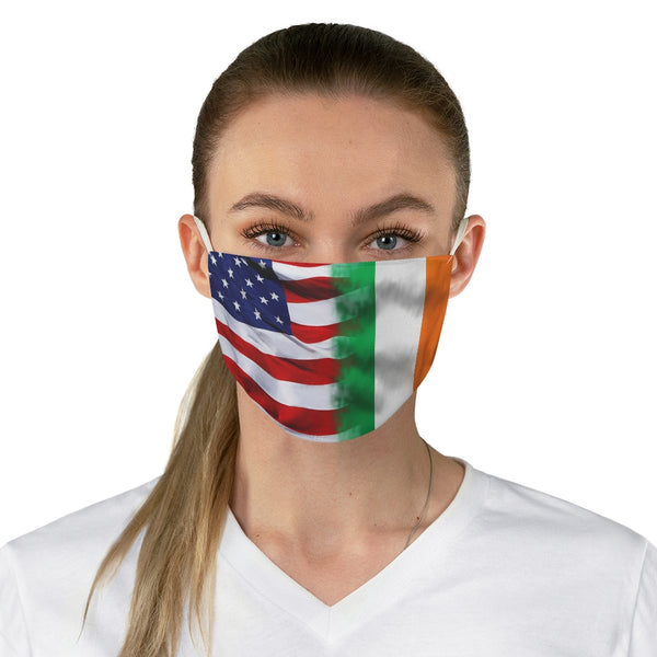 ☘️ Distressed American Irish Face Mask ☘️