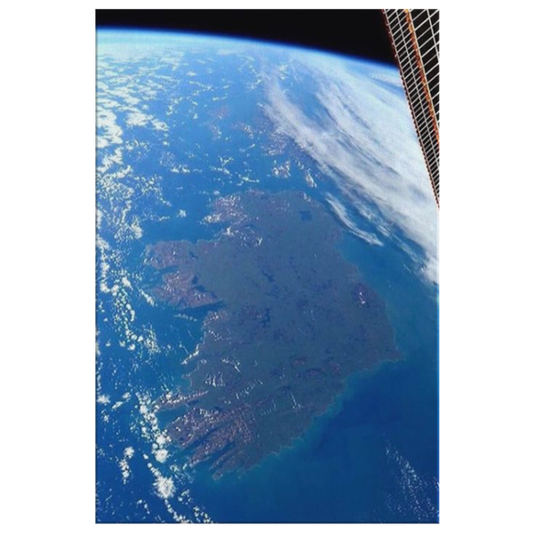 ☘️ Ireland From Space Canvas Print Wall Art ☘️