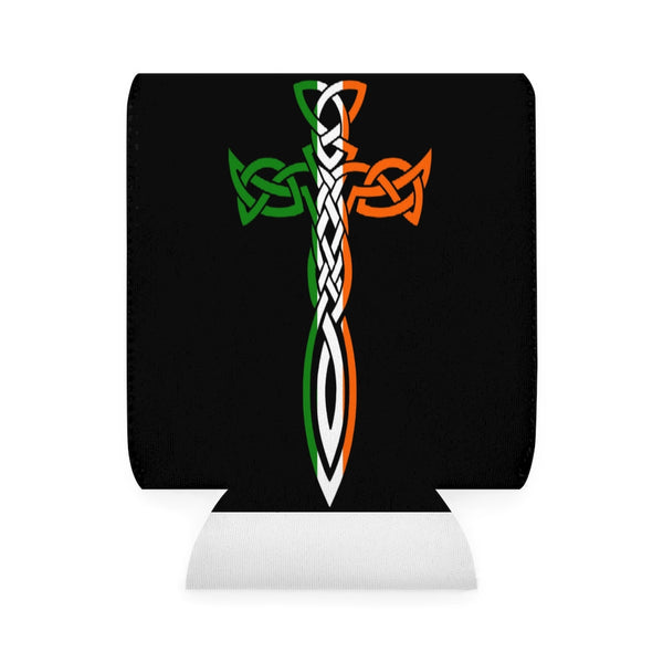 Irish Celtic Cross Dagger Can Cooler Sleeve