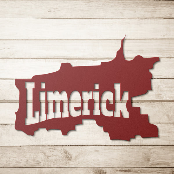 ☘️ County Limerick Metal Wall Art ☘️