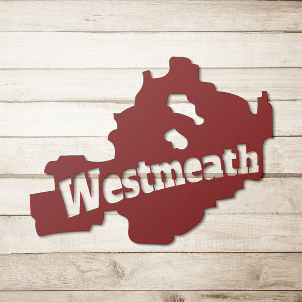 ☘️ County Westmeath Metal Wall Art ☘️