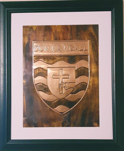 ☘️ PERSONALIZED Irish County Crests Framed Copper ☘️