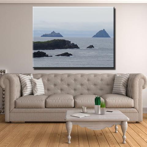 Kerry - Skellig Michael & Islands Canvas Print Wall Art