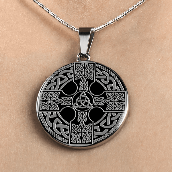 ☘️ Celtic Cross Shield Luxury Necklace ☘️ – Éire In My Blood