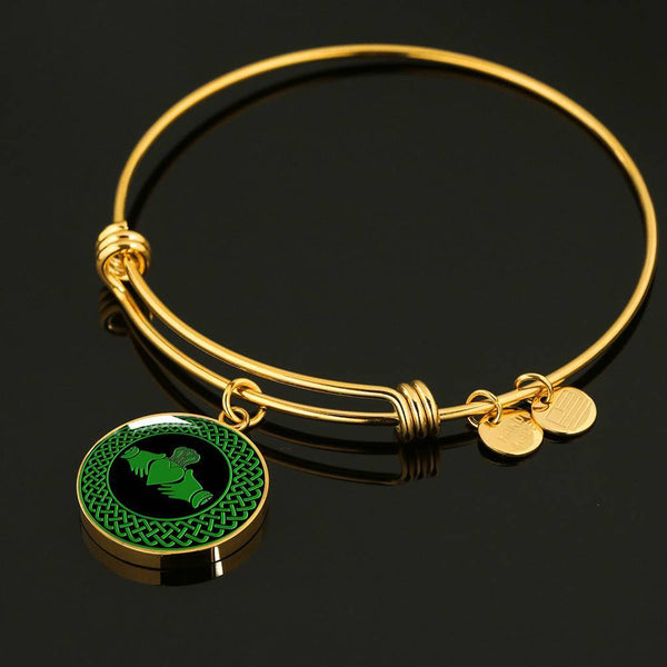 ☘️ Irish Claddagh Bangle Bracelet ☘️