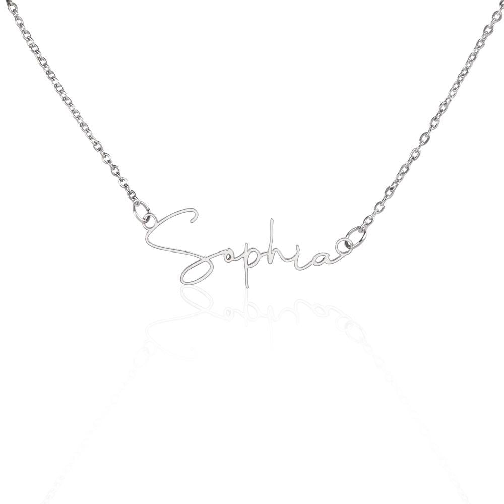 ☘️ Irish Signature Name Necklace ☘️