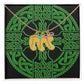 ☘️ Irish Celtic Cross Shield Custom Baby Feet Necklace with Birthstone ☘️