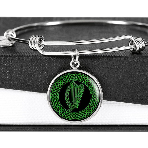 ☘️ Irish Harp Bangle Bracelet ☘️