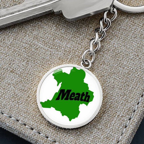 County Meath Graphic Circle Keychain
