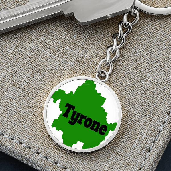 County Tyrone Graphic Circle Keychain