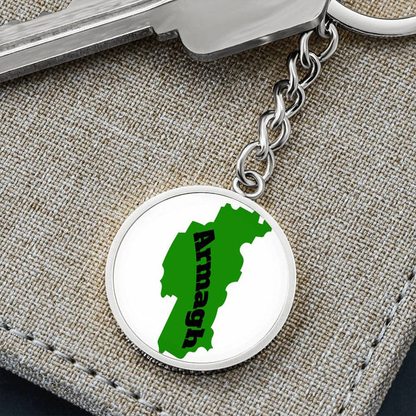 County Armagh Graphic Circle Keychain