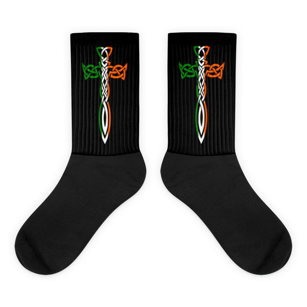☘️ Irish Celtic Cross Dagger Socks ☘️
