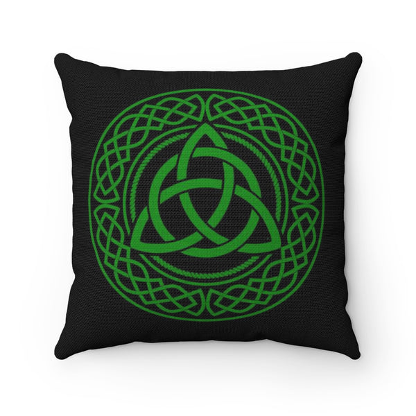☘️ Irish Triple Knot Spun Polyester Square Pillow ☘️