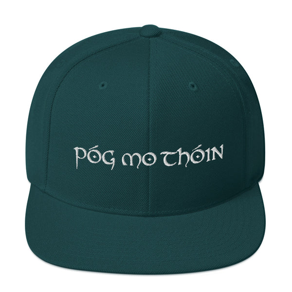 ☘️  Póg Mo Thóin Embroidered Snapback Hat ☘️