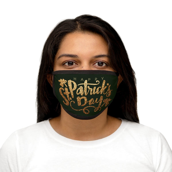 ☘️ Happy St. Patrick's Day Mixed-Fabric Face Mask ☘️